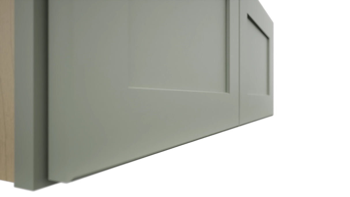 Fabuwood Galaxy Pistachio Green W3312 Wall Standard Cabinet, Detail View