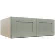 Fabuwood Galaxy Pistachio Green W331224 Wall Deep Cabinet, Front View