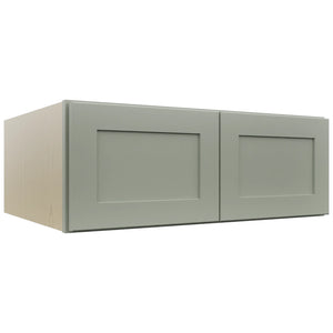 Fabuwood Galaxy Pistachio Green W331224 Wall Deep Cabinet, Front View