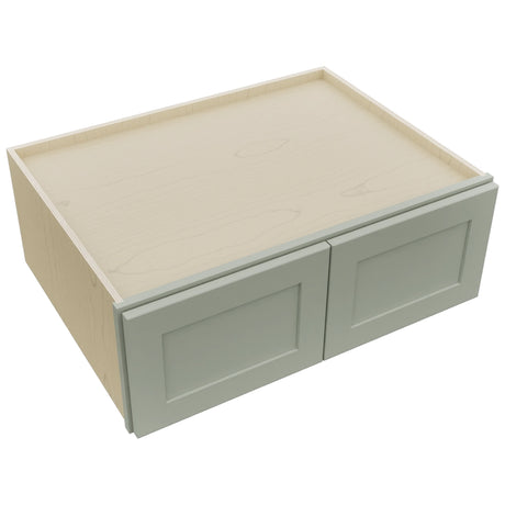 Fabuwood Galaxy Pistachio Green W331224 Wall Deep Cabinet, Top View