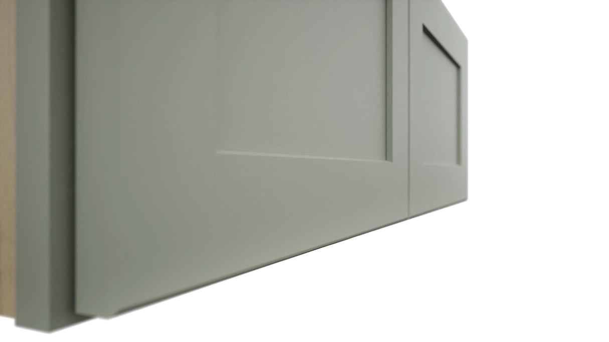Fabuwood Galaxy Pistachio Green W331224 Wall Deep Cabinet, Detail View
