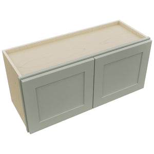 Fabuwood Galaxy Pistachio Green W3315 Wall Standard Cabinet, Top View