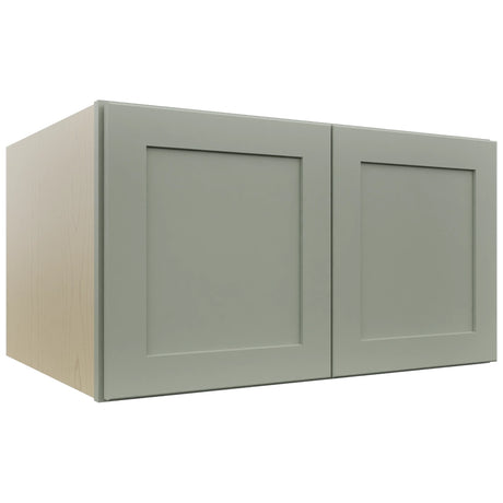 Fabuwood Galaxy Pistachio Green W331824 Wall Deep Cabinet, Front View