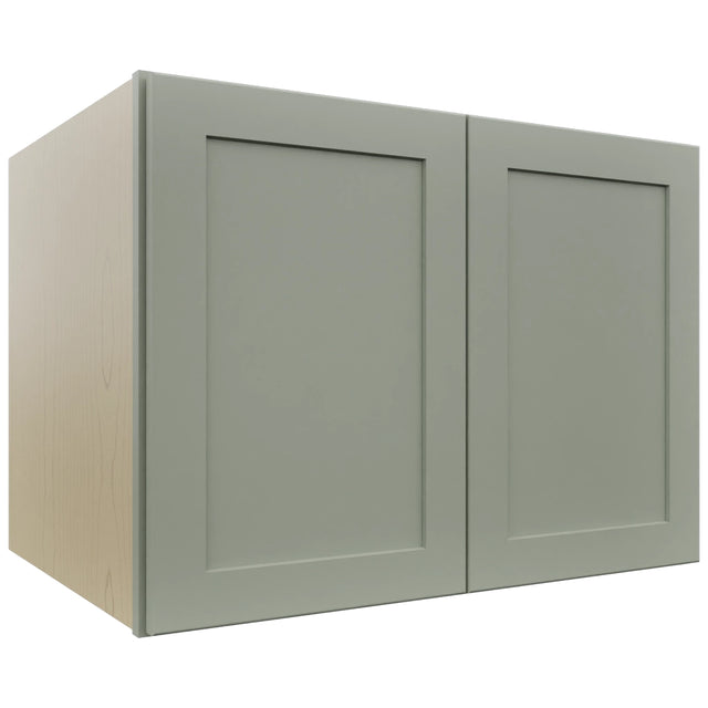 Fabuwood Galaxy Pistachio Green W332424 Wall Deep Cabinet, Front View