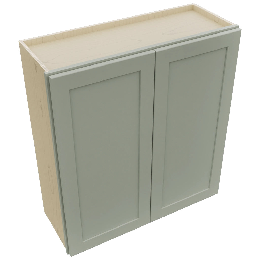 Fabuwood Galaxy Pistachio Green W3336 Wall Standard Cabinet, Top View