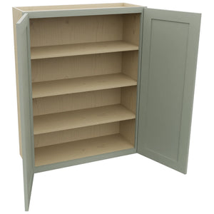 Fabuwood Galaxy Pistachio Green W3342 Wall Standard Cabinet, Open View
