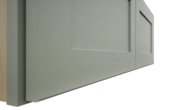 Fabuwood Galaxy Pistachio Green W3612 Wall Standard Cabinet, Detail View