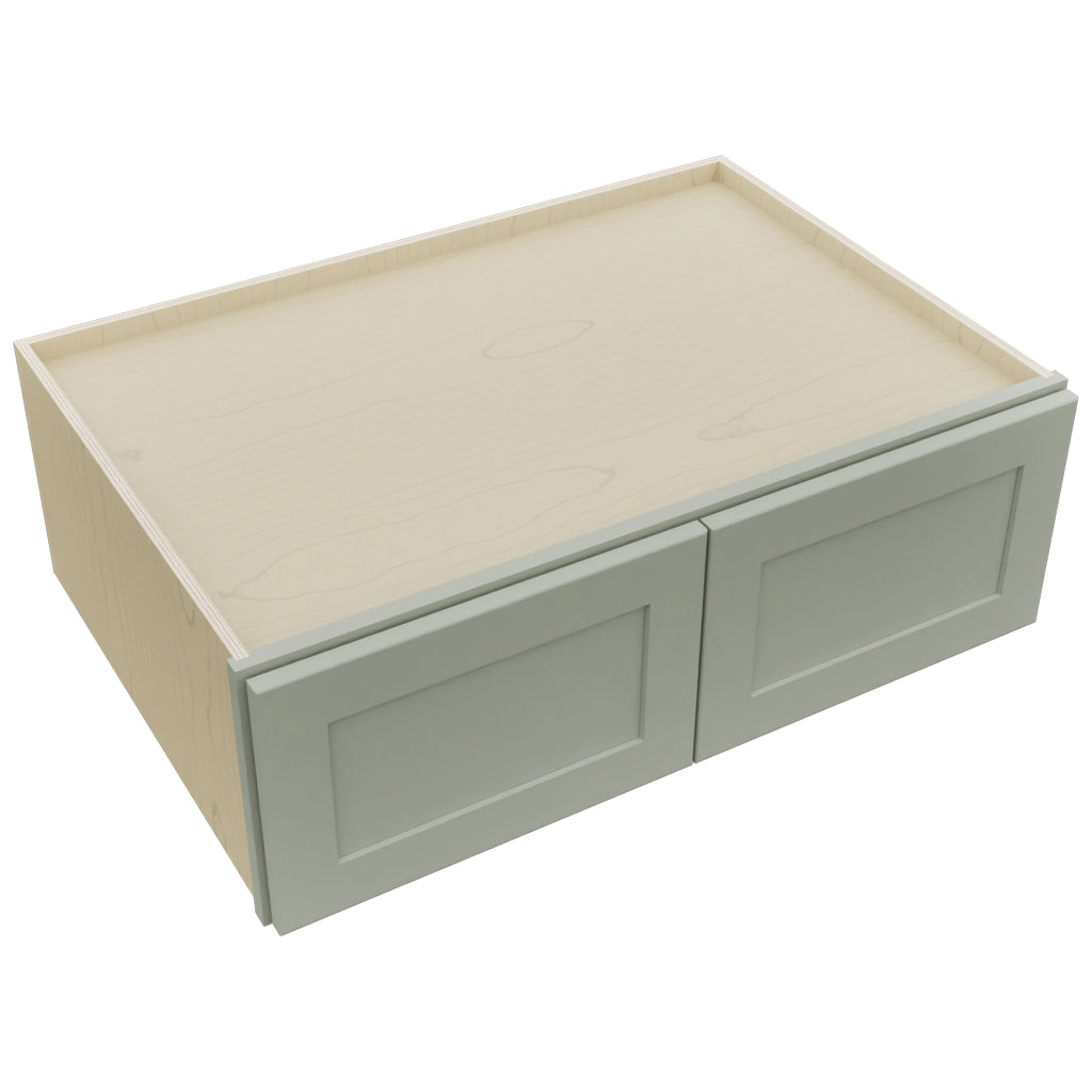 Fabuwood Galaxy Pistachio Green W361224 Wall Deep Cabinet, Top View