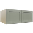 Fabuwood Galaxy Pistachio Green W361524 Wall Deep Cabinet, Front View
