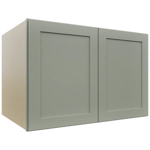 Fabuwood Galaxy Pistachio Green W362424 Wall Deep Cabinet, Front View