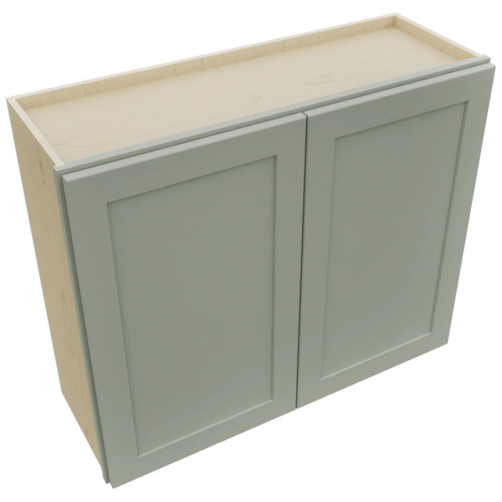 Fabuwood Galaxy Pistachio Green W3630 Wall Standard Cabinet, Top View