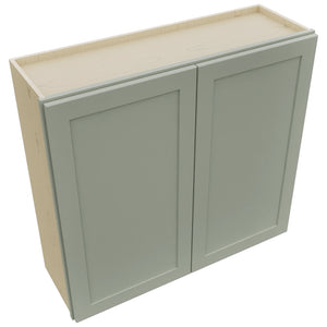 Fabuwood Galaxy Pistachio Green W3936 Wall Standard Cabinet, Top View