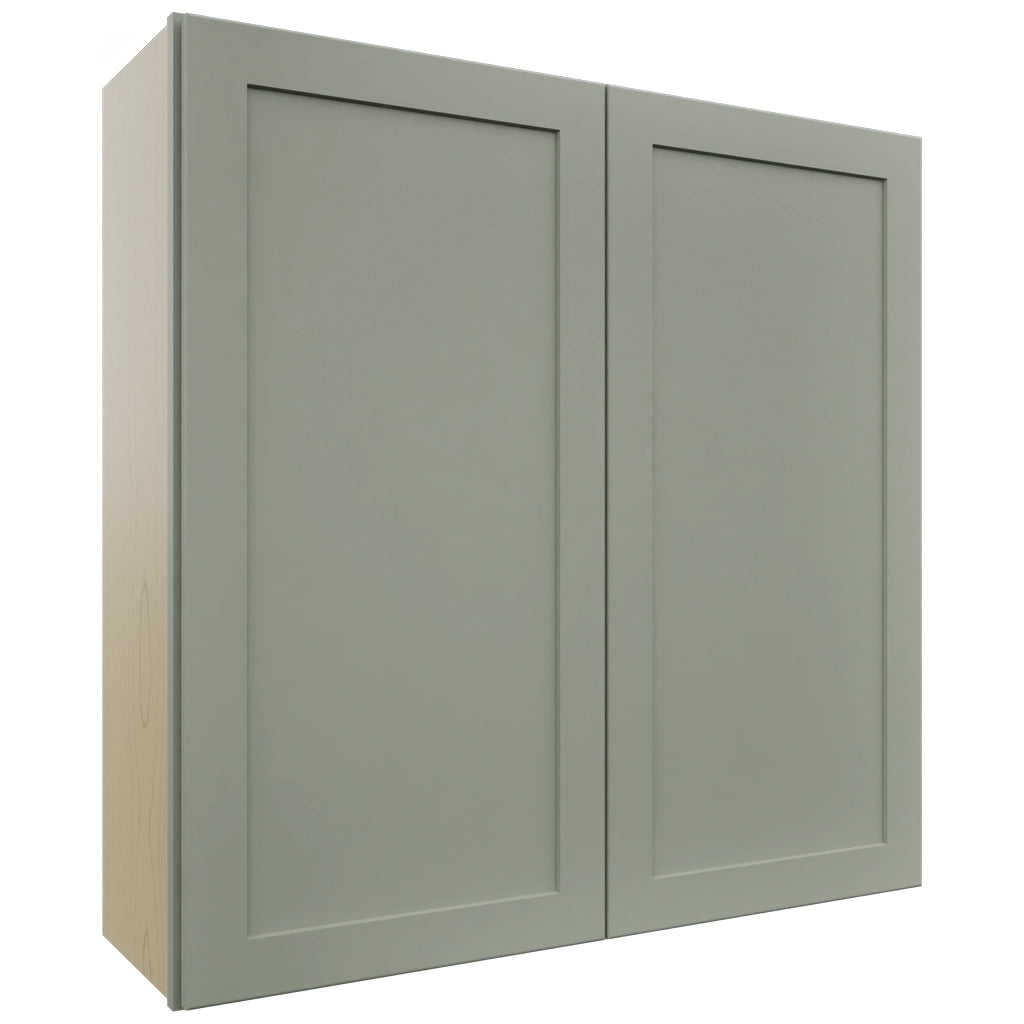 Fabuwood Galaxy Pistachio Green W3939 Wall Standard Cabinet, Front View