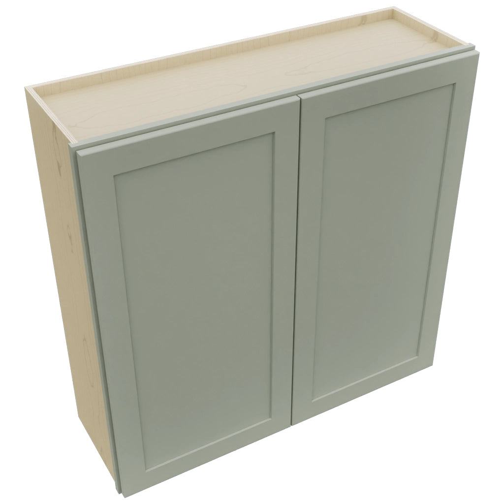 Fabuwood Galaxy Pistachio Green W3939 Wall Standard Cabinet, Top View