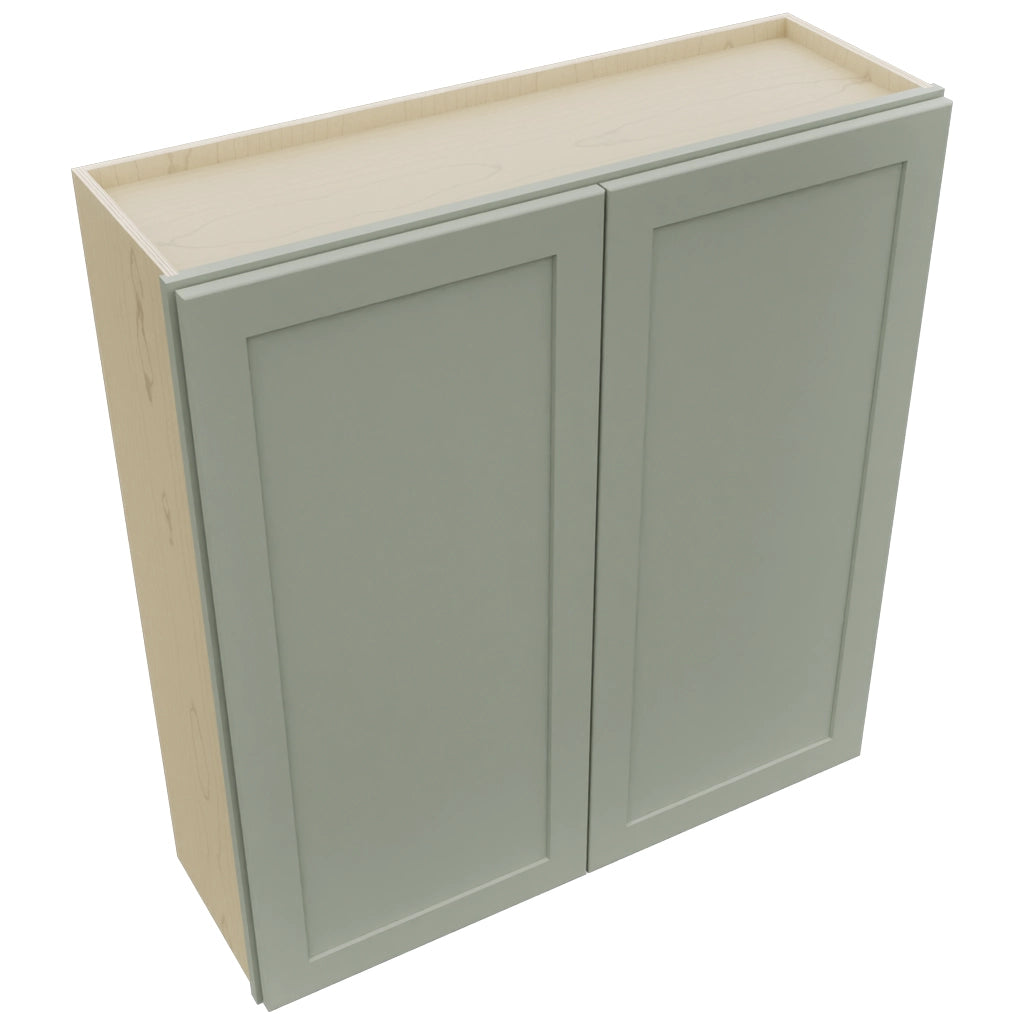 Fabuwood Galaxy Pistachio Green W3942 Wall Standard Cabinet, Top View