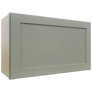 Fabuwood Galaxy Pistachio Green WAC3018 Wall Appliance Cabinet, Front View