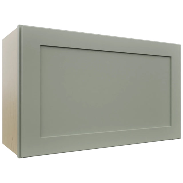 Fabuwood Galaxy Pistachio Green WAC3018 Wall Appliance Cabinet, Front View