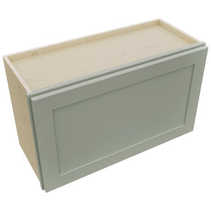 Fabuwood Galaxy Pistachio Green WAC3018 Wall Appliance Cabinet, Top View