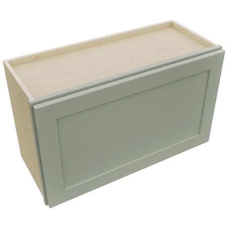 Fabuwood Galaxy Pistachio Green WAC3018 Wall Appliance Cabinet, Top View