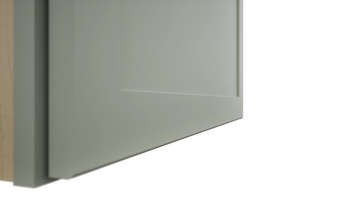Fabuwood Galaxy Pistachio Green WAC3018 Wall Appliance Cabinet, Detail View