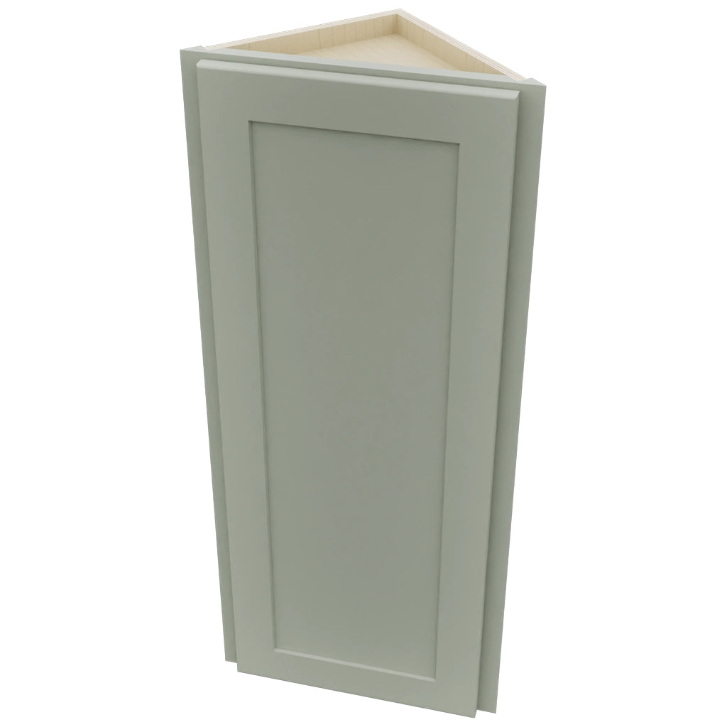Fabuwood Galaxy Pistachio Green WAE1239 Wall Angle End Cabinet, Top View