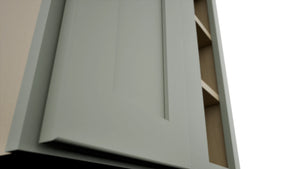 Fabuwood Galaxy Pistachio Green WBC2436 Wall Corner Blind Cabinet, Detail View