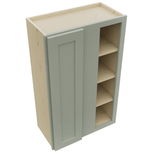 Fabuwood Galaxy Pistachio Green WBC2439 Wall Corner Blind Cabinet, Top View
