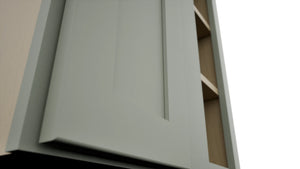 Fabuwood Galaxy Pistachio Green WBC2439 Wall Corner Blind Cabinet, Detail View