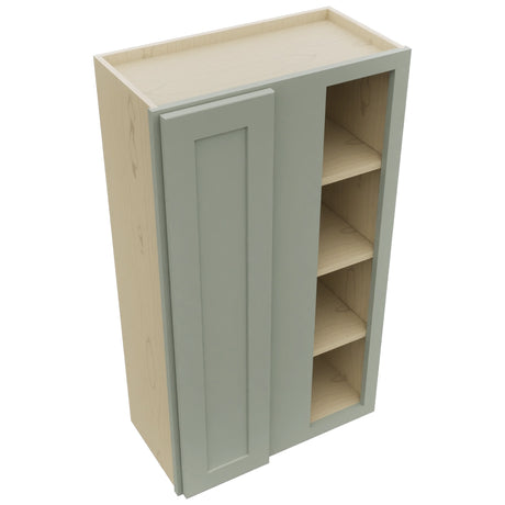 Fabuwood Galaxy Pistachio Green WBC2442 Wall Corner Blind Cabinet, Top View