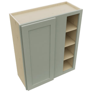 Fabuwood Galaxy Pistachio Green WBC3036 Wall Corner Blind Cabinet, Top View