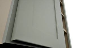 Fabuwood Galaxy Pistachio Green WBC3036 Wall Corner Blind Cabinet, Detail View