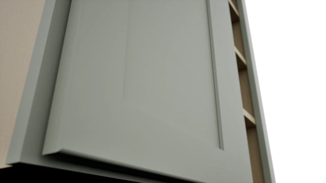 Fabuwood Galaxy Pistachio Green WBC3036 Wall Corner Blind Cabinet, Detail View