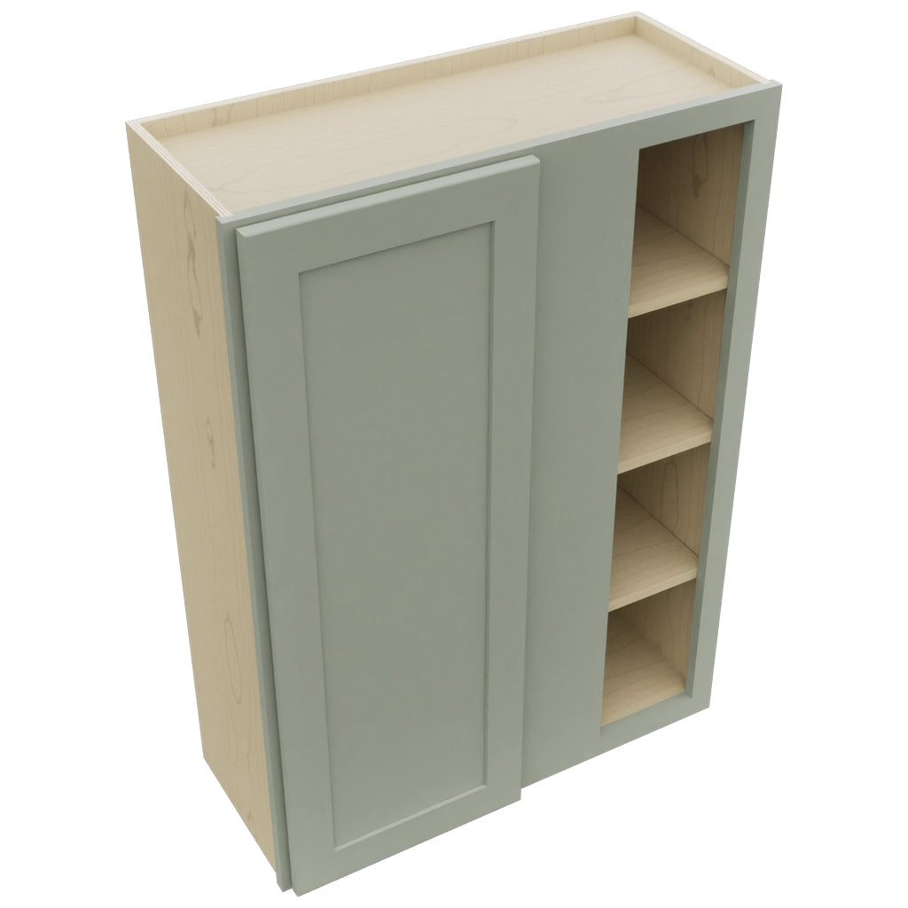 Fabuwood Galaxy Pistachio Green WBC3042 Wall Corner Blind Cabinet, Top View