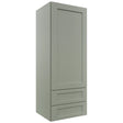 Fabuwood Galaxy Pistachio Green WD1848 Wall Drawer Cabinet, Front View