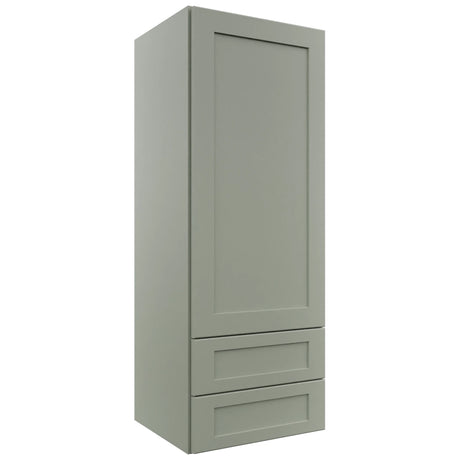 Fabuwood Galaxy Pistachio Green WD1848 Wall Drawer Cabinet, Front View