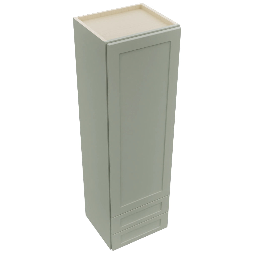 Fabuwood Galaxy Pistachio Green WD1860 Wall Drawer Cabinet, Top View