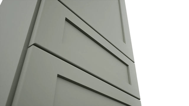 Fabuwood Galaxy Pistachio Green WD1860 Wall Drawer Cabinet, Detail View