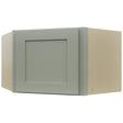 Fabuwood Galaxy Pistachio Green WDC2415 Wall Corner Diagonal Cabinet, Front View