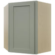 Fabuwood Galaxy Pistachio Green WDC2430 Wall Corner Diagonal Cabinet, Front View