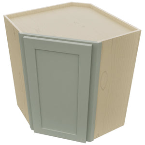 Fabuwood Galaxy Pistachio Green WDC2430 Wall Corner Diagonal Cabinet, Top View