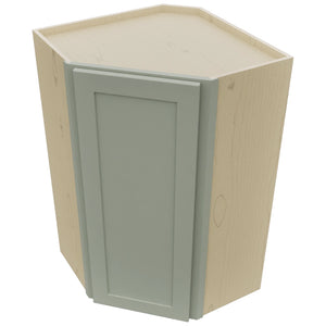 Fabuwood Galaxy Pistachio Green WDC2439 Wall Corner Diagonal Cabinet, Top View