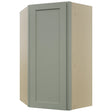 Fabuwood Galaxy Pistachio Green WDC2442 Wall Corner Diagonal Cabinet, Front View