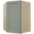 Fabuwood Galaxy Pistachio Green WDC2736 Wall Corner Diagonal Cabinet, Front View