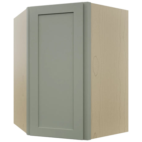 Fabuwood Galaxy Pistachio Green WDC2736 Wall Corner Diagonal Cabinet, Front View