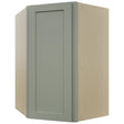 Fabuwood Galaxy Pistachio Green WDC2739 Wall Corner Diagonal Cabinet, Front View
