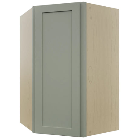 Fabuwood Galaxy Pistachio Green WDC2742 Wall Corner Diagonal Cabinet, Front View
