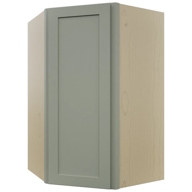 Fabuwood Galaxy Pistachio Green WDC2742 Wall Corner Diagonal Cabinet, Front View