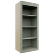 Fabuwood Galaxy Pistachio Green WOS1842 Wall Open Shelf, Front View