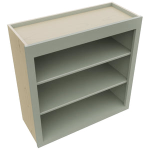 Fabuwood Galaxy Pistachio Green WOS3030 Wall Open Shelf, Top View