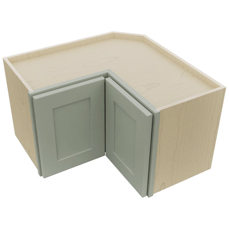 Fabuwood Galaxy Pistachio Green WPC2415 Wall Corner Pie Cabinet, Top View